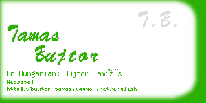 tamas bujtor business card